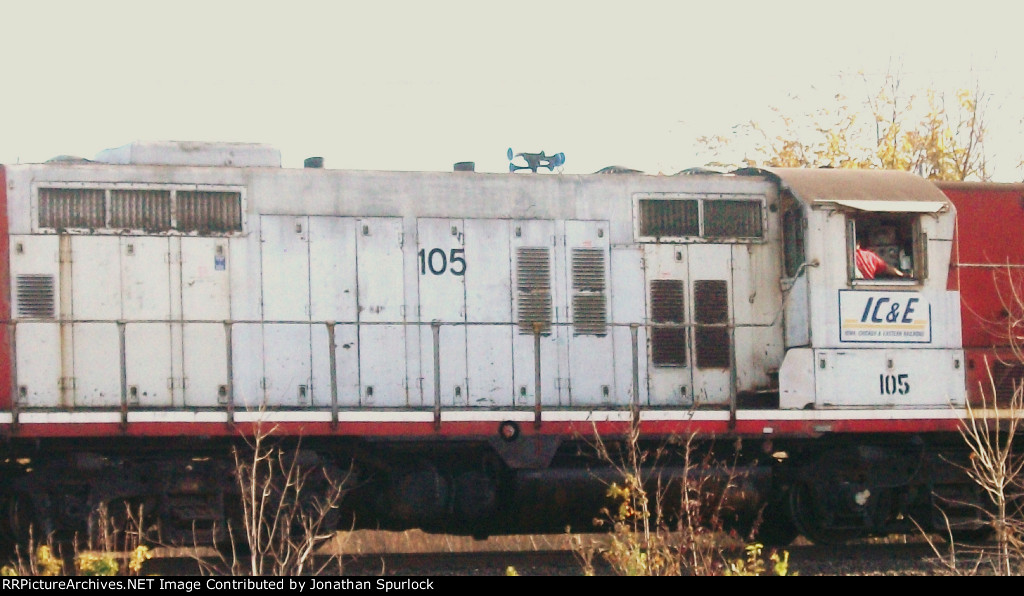 ICE 105, engineer's side view